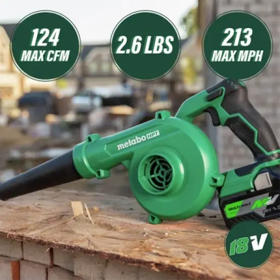 Metabo HPT RB18DCQ4M MultiVolt 18V Lithium-Ion Cordless Compact Blower (Tool Only) image {7}