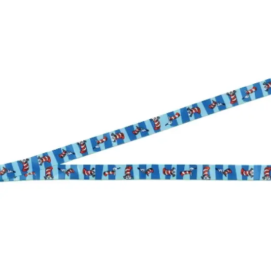 Dr. Seuss Cat In The Hat Breakaway ID Badge Holder Lanyard w/ 2" Rubber Pendant image {3}