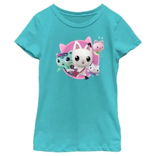 Girl's Gabby's Dollhouse Pandy Paws and Friends T-Shirt image {3}