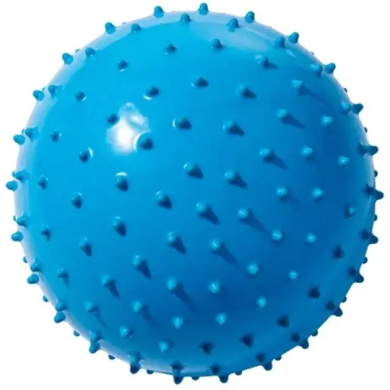 New Bounce Knobby Bouncing Balls 8.5'', Set of 4 Spiky Balls with 2 pins and pump image {2}