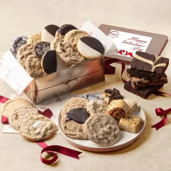 Dulcet Gift Baskets Rugelah, Brownies and Cookies Gift Basket, Gourmet Housewarming Food Gift Baskets for Parents, Friends, Neighbors, Relatives image {25}