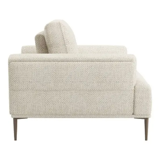 HOMES: Inside + Out Tubera Arm Chair Chenille T Seat Cushion Recliner with Extendable Back image {11}