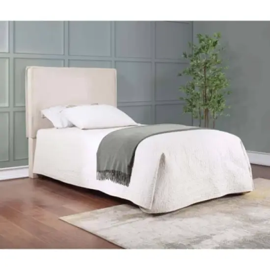 Coaster Twin Izzy Transitional Upholstered Headboard Sand image {8}