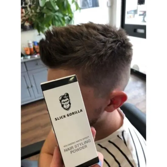 Slick Gorilla HAIR STYLING POWDER - Volumizing Matte Effect (0.7 oz) image {3}