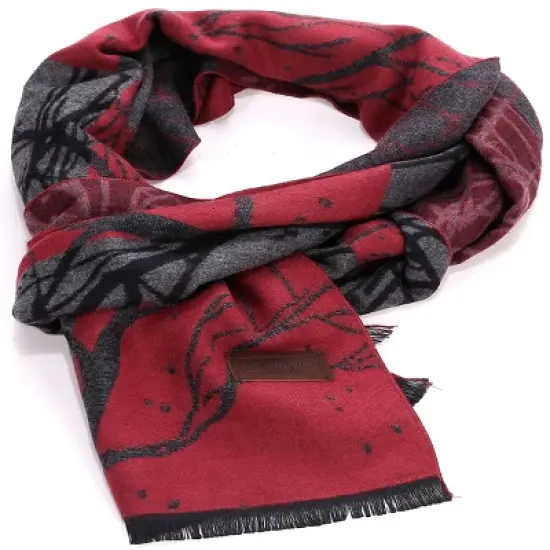 Mio Marino | Women's Cashmere Feel, 100% Cotton Fashion Winter Scarf image {13}