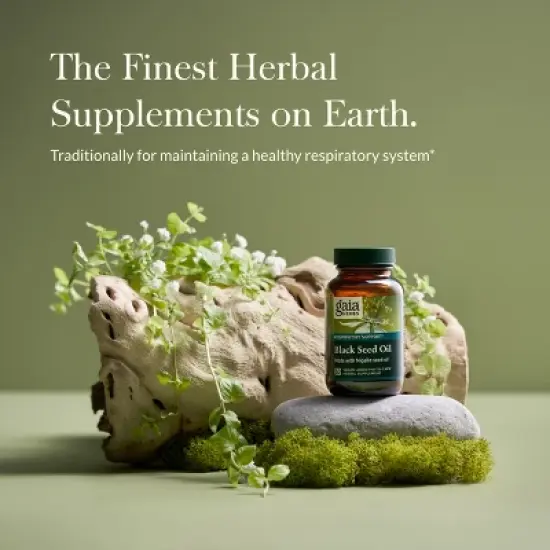 Gaia Herbs Black Seed Oil - Cold-Pressed Capsules for Lung, Respiratory, and Antioxidant Support - 60 Vegan Liquid Phyto-Capsules image {2}