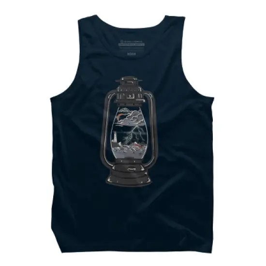 Men's Design By Humans A Storm Is Brewing In The Lantern By NDTank Tank Top image {3}