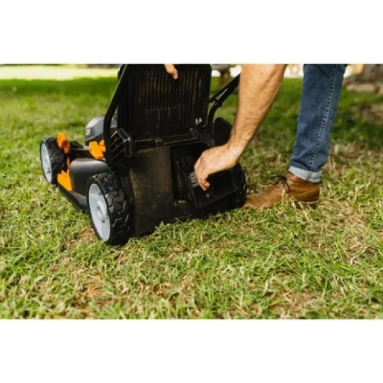 Worx WG911 Power Share 40V Lawn Mower and 20V Grass Trimmer (WG743 and WG163) image {6}