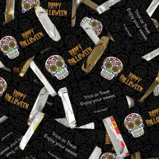 Halloween Candy Party Favors Hershey's Miniatures Chocolate by Just Candy - Sugar Skulls image {3}
