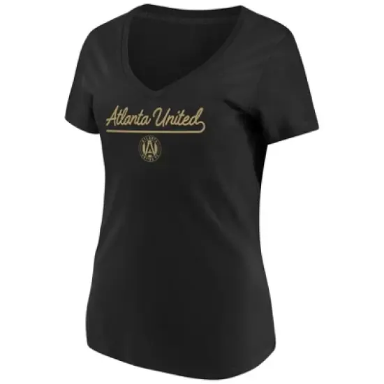 MLS Atlanta United FC Women's Short Sleeve V-Neck T-Shirt image {3}
