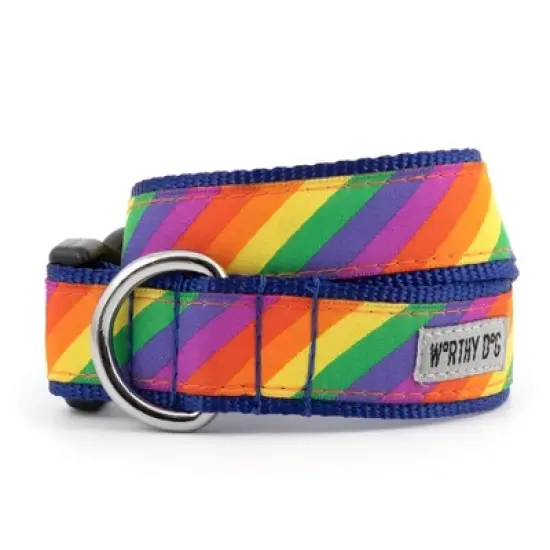 The Worthy Dog Rainbow Dog Collar image {1}