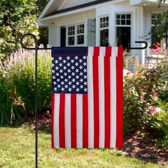 Northlight Patriotic Americana Embroidered Outdoor Garden Flag 18" x 12.5" image {2}