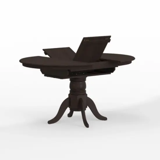 Glenwillow Home Oval Butterfly Leaf Dining Table + Cross Back Dining Chairs Dining Set image {4}