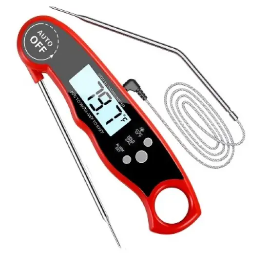 WOPET Cooking Thermometer with Dual Probes Meat Thermometer Digital Instant Read Kitchen Food Thermometer image {6}