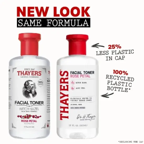 Thayers Natural Remedies Witch Hazel Alcohol Free Toner with Rose Petal image {2}