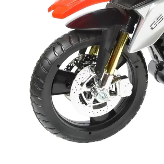 Rollplay 6V BMW Motorcycle Powered Ride-On - Red/Gray image {7}