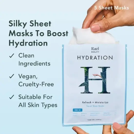 Rael Beauty Hydration Facial Sheet Mask - 1ct image {2}