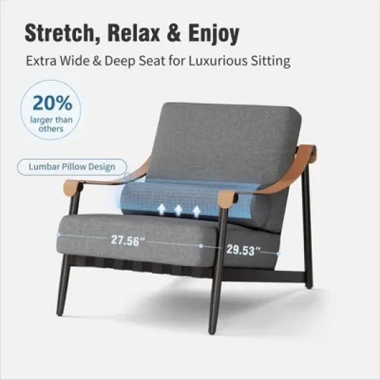 Captiva Designs Outdoor Patio Oversized Modern Luxury Conversation Sofa Set with Extra Thick Cushion and Coffee Table image {9}