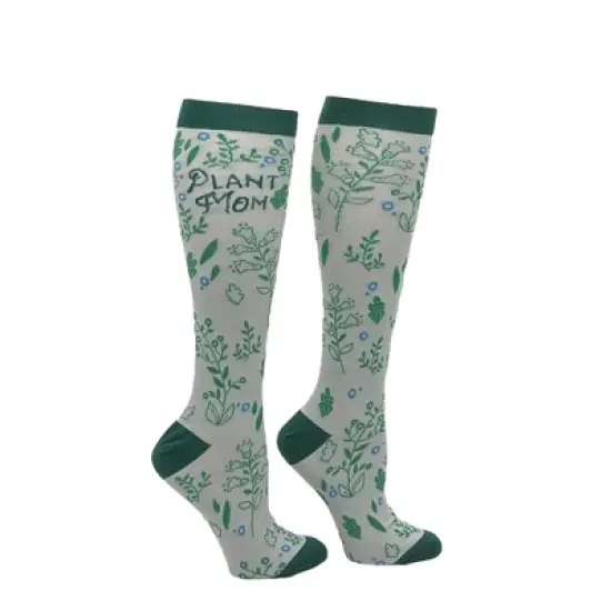 Plant Mom Funny Gardening Compression Socks for Women Adult Size - Crazy Dog Compression Socks Gift for Mom image {8}