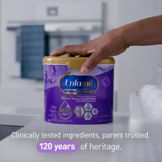 Enfamil Optimum Gentlease Powder Infant Formula - 19.5oz image {4}