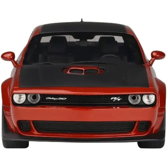 2020 Dodge Challenger R/T Scat Pack Widebody Sinamon Stick Brown and Black 50th Anniversar 1/18 Model Car by GT Spirit for ACME image {3}