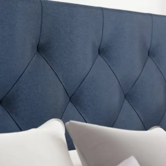 Jane Adjustable Velvet Upholstered Headboard - Brookside Home image {7}