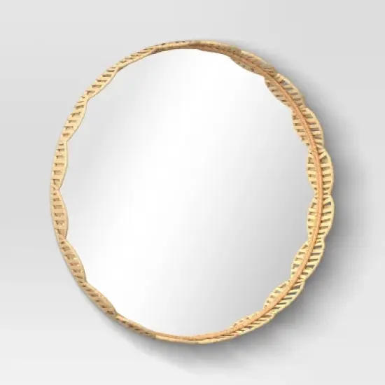 24" Rattan Round Wall Mirror - Room Essentials&trade; image {2}