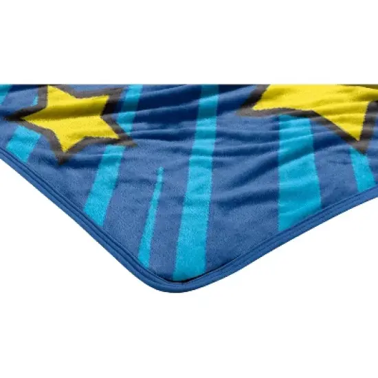 Pokemon Pikachu Light Beams and Stars Throw Blanket 46"x 60" Soft Fleece Blanket image {1}