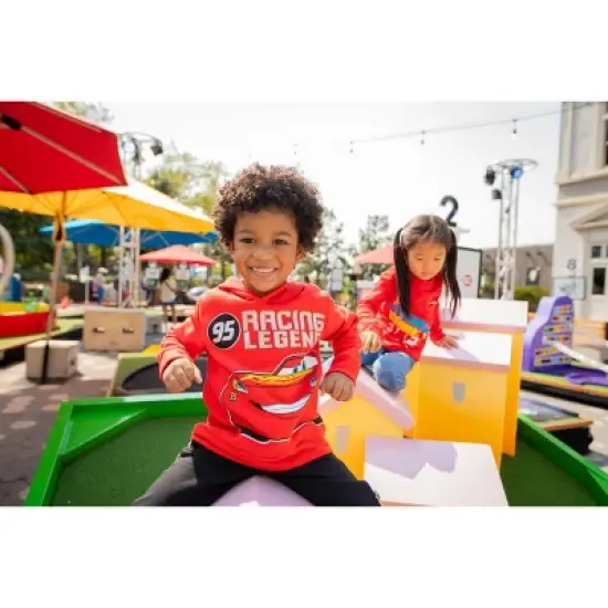 Disney Pixar Cars Lightning McQueen Fleece Pullover Hoodie and Pants Outfit Set Toddler image {1}