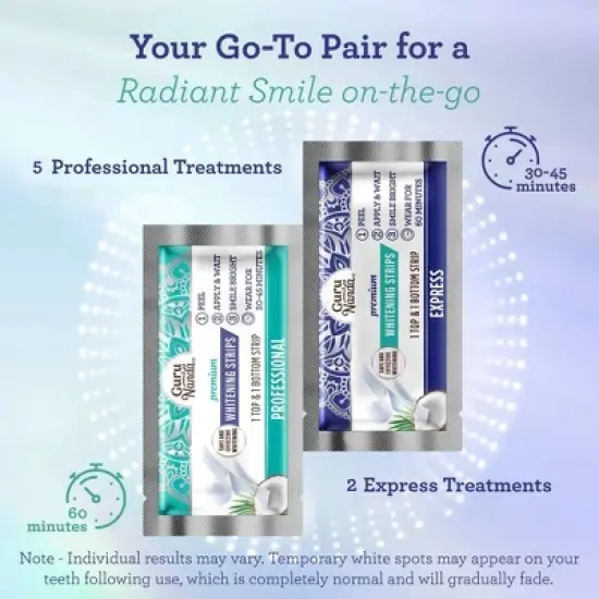 GuruNanda Sig-Nature Whitening Strips - 14ct image {4}