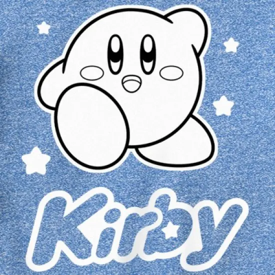 Boy's Nintendo Kirby Black and White Portrait Performance Tee image {1}