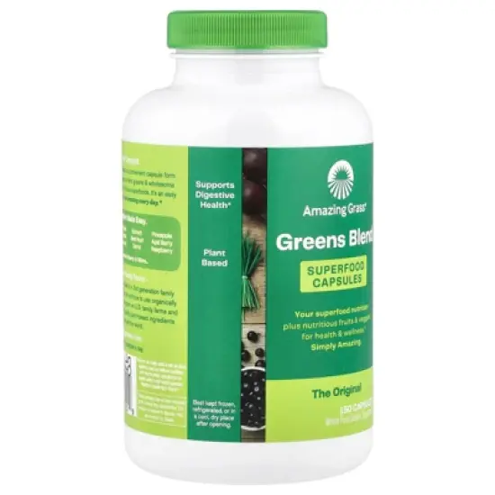 Amazing Grass Greens Blend, 150 Capsules image {3}