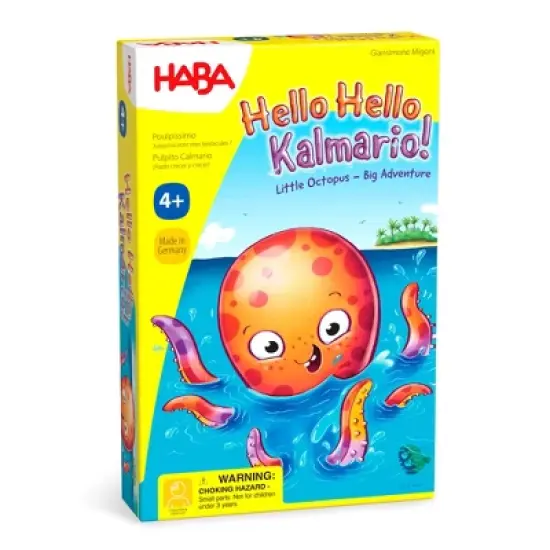 HABA Hello Hello Kalamario: Ages 4+ Fun Octopus Toy Board Game for Kids and Puzzle Games - Family Games for Family Game Night and Classroom Games image {6}