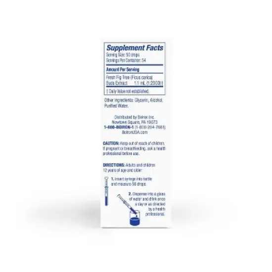 Fig Tree, Buds by Boiron Herbal Supplement  -  2 oz Liquid image {4}
