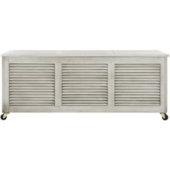 Elina 47.2 Inch L Outdoor Cushion Deck Box  - Safavieh image {15}