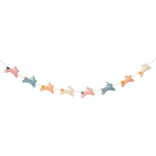 Meri Meri Felt Bunny Garland (Pack of 1) image {4}