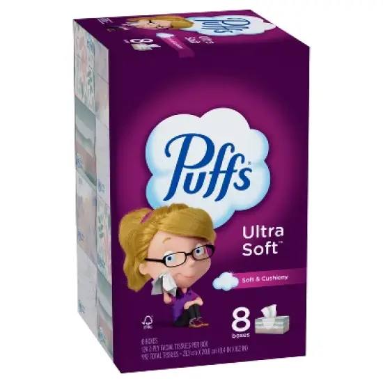 Puffs Ultra Soft Facial Tissue image {14}