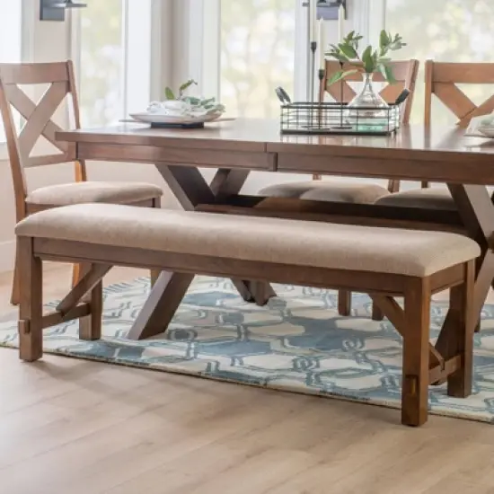 6pc Jackson Extendable Dining Table Set Hazelnut - Powell Company image {20}