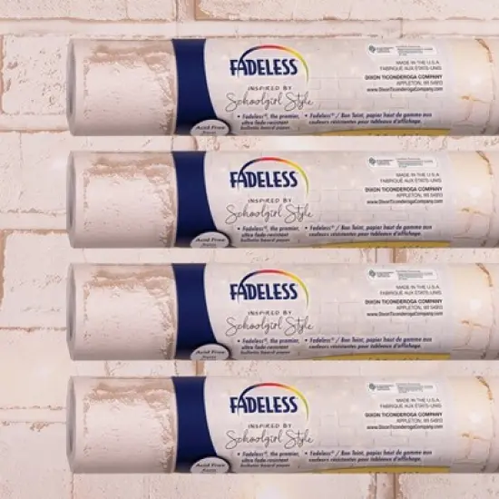 Fadeless&reg; Schoolgirl Style Bulletin Board Paper, 48" x 12', Cozy Vibes, 4 Rolls image {4}