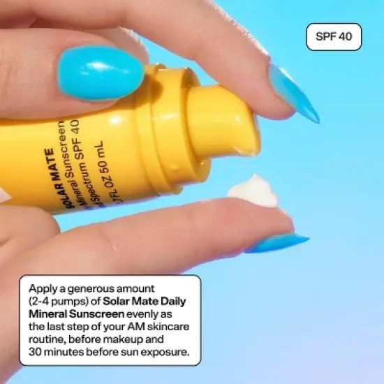 Bubble Skincare Solar Mate Mineral Sunscreen - SPF 40 - 1.7 fl oz image {3}