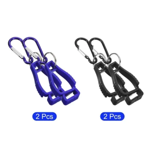Unique Bargains Wear-Resistant Construction Workshop Prevent Losing Hook Clips 4 Pcs image {3}