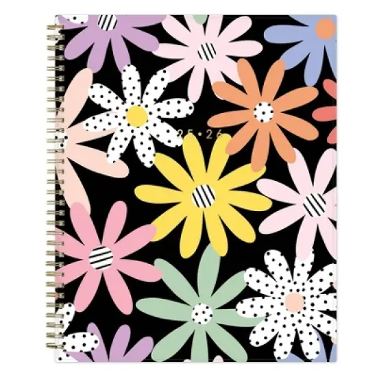 Blue Sky Brook Gossen Planner 8.5"x11" Weekly/Monthly Wirebound (15 Month) Happy Daisies Undated image {11}