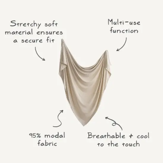 Mushie Stretchy Swaddle image {1}