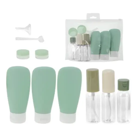 Unique Bargains Portable Travel Container Set 8 Pcs image {6}