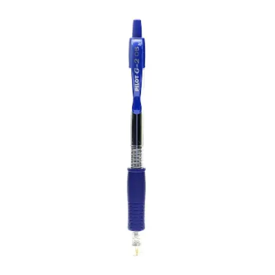 Pilot G2 Retractable Gel Roller Pen Extra Fine Blue 12/Pack (38630-Pk12) 38630-PK12 image {1}