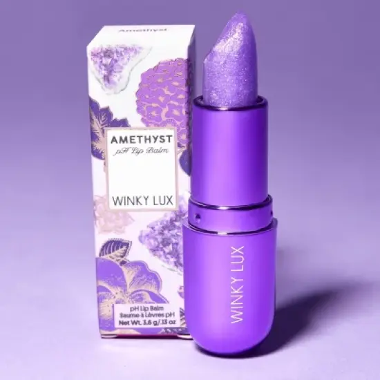 Winky Lux Amethyst Lip Balm - 0.13oz image {5}