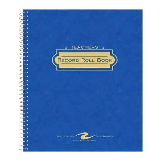 Roaring Spring Class Roll Book 11"x8-1/2" Wirebound Manila Double Pocket 72900 image {7}
