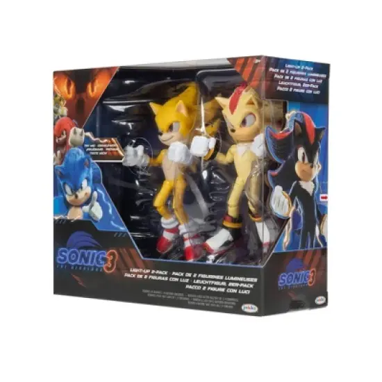 Sonic the Hedgehog 3 Light-Up Action Figure - 2pk image {15}