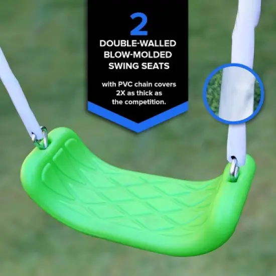 Sportspower Rosemead Metal Swing and Slide Set image {3}