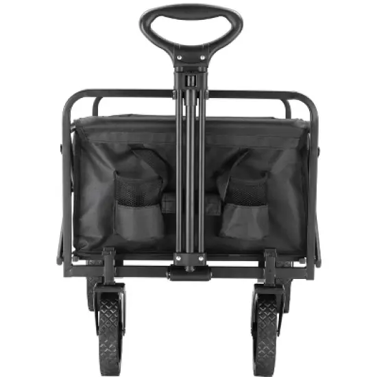 EchoSmile 4.06 cu. ft. Fabric Portable Garden Cart with Adjustable Rolling Wheels image {5}